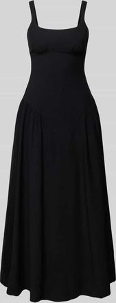 Topshop Maxikleid mit Rundhalsausschnitt Modell VIOLA in Black, Gr&ouml;&szlig;e 34