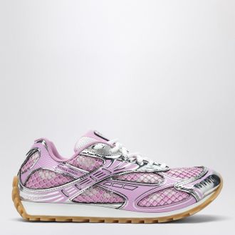 Bottega Veneta Orbit sneakers in pink/silver