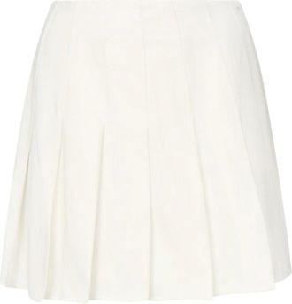 Nineminutes Dames, Rokken, Wit, Maat: 2XS Denim