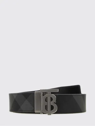 Burberry Cintura regolabile in tela Check con fibbia monogramma TB