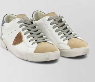 Philippe Model leather lace-up sneakers