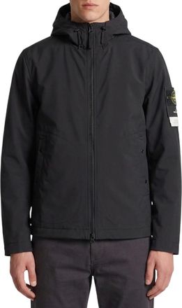Stone Island Black Solid Hood Jacket