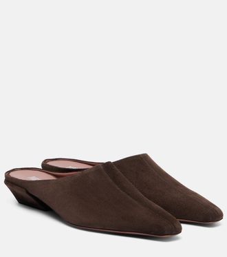 PARIS TEXAS Belle 25 suede mules