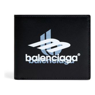 Balenciaga Cash Square Folded Wallet Box Black White 5945492AAPK1090