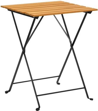 vidaXL Mesa bistró de terraza madera maciza de acacia 55x54x71 cm Vidaxl