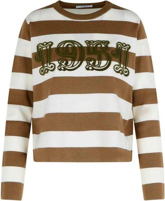 Max Mara Viterbo Virgin Wool Hazelnut Sweater