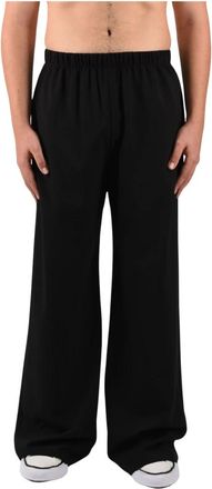 Ih Nom Uh Nit Big Number Wide Pants - - Trousers - Uomo - Nero - 3XL