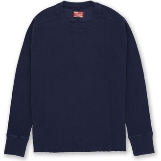 Fortela Geremia Waffle Knit Jersey in Blue at Nordstrom, Size Xx-Large