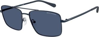 A|X Armani Exchange AX2054S 609980 Mens Sunglasses Blue Size 57