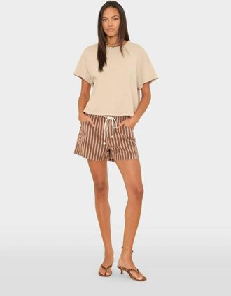 Xirena Tucker Pull On Shorts In Canyon Rose