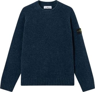 Stone Island Crew Neck Sweater - Heren - Ronde hals truien - Blauw - L - Truien & Vesten