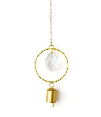 Matr Boomie Suyra One Circle Crystal Suncatcher Wind Chime - Hand Tuned in Brown at Nordstrom