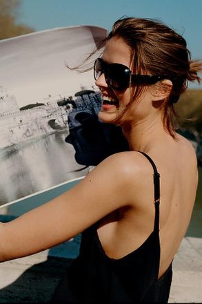 I-SEA Oversized Wrapped Circle Sunglasses