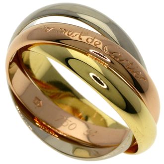 Cartier Trinity Yellow Gold (18K) Pink Gold (18K) White Gold (18K) Band Ring (Pre-Owned)