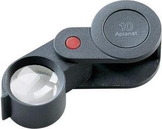 Eschenbach Porzellan Group Lupa Plegable Eschenbach Negra 10x 23 Mm Lente