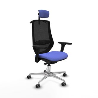 Piqueras y Crespo Silla De Oficina Con Cabecero Mardos Traslack Bali Piqueras Y Crespo D086g2h Azul Claro
