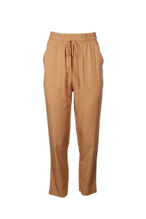 Lush Paperbag Pants In Apricot