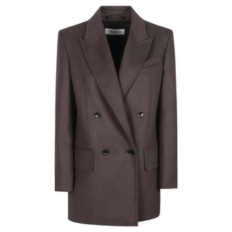 Max Mara Max Mara Blazers - Dames - Jassen - Bruin - Maat: M