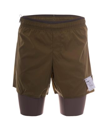 SATISFY Tech Silk Shorts with Dual-Layer Structure and Reflective Details