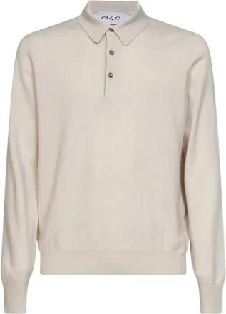 D4.0 Uomo, Top, Beige, S, new