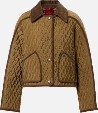 Burberry Floriston quilted jacket