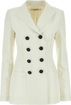 Philosophy di Lorenzo Serafini Jersey Blazer - Dames - Blazers - Wit - XS - Jassen