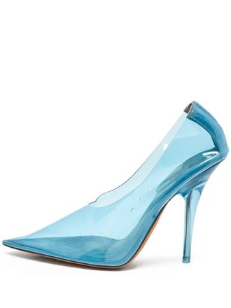 Yeezy by Kanye West 120 mm pumps met puntige neus - Blauw