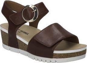 Josef Seibel Quinn 16 Wedge Sandal in Cognac at Nordstrom Rack, Size 8-8.5Us / 39Eu