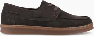 Hush Puppies Mens Hush Puppies MADDEN BOAT SHOE Mens Boat & Deck Shoes Chocolate - Brown - Size: 10