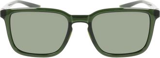 Nike Circuit 55mm Square Sunglasses in Sequoia /Green at Nordstrom Rack