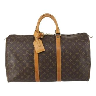 Louis Vuitton Pre-owned Weekend Bags, unisex, Brown, Size: ONE SIZE Pre-owned Weekend Bag