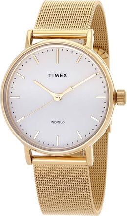 Timex Fairfield Quartz Cream Dial Ladies Watch TW2R26500