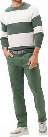 Brax Cooper Fancy Marathon Pants In Agave