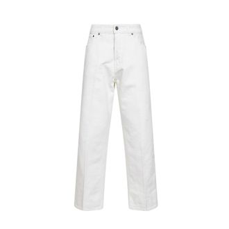 Haikure Straight Jeans - Dames - Regular Fit Jeans - Wit - W29 - Katoen - Jeans