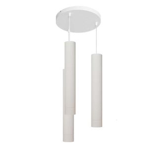Netlighting Tuba Cluster Pendant Ceiling Light White 30cm