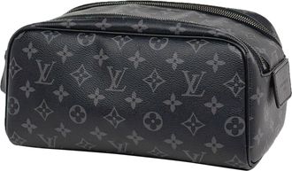 Louis Vuitton Black Damier Graphite Pouch (Pre-Owned)