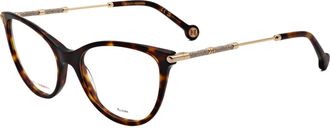 Carolina Herrera Womens 53 mm Brown Opticals