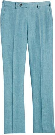 Zanella Parker Linen Pants in Turquoise at Nordstrom, Size 36