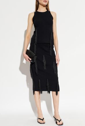 Iro Top Flocon, Womens, Black