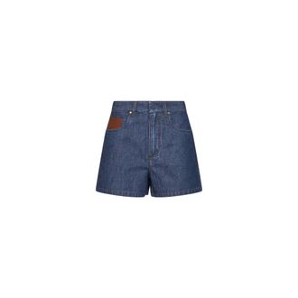 Fendi Denim Shorts, female, Blue, Size: XS Denim Shorts