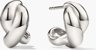 Mejuri Brioche Hoop Earrings in Sterling Silver by MEJURI at Nordstrom