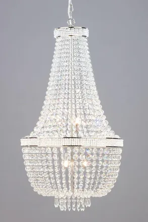 BHS Emily Chandelier in Metallic Silver