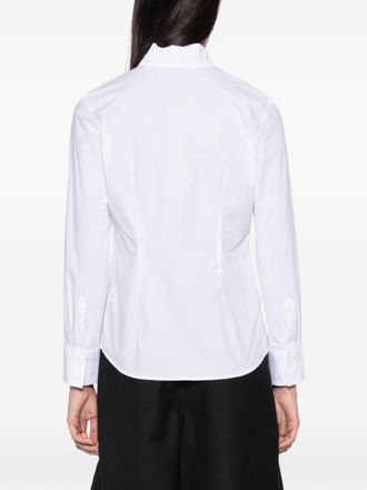 Archivio 67 V-Neck Cotton Shirt - White