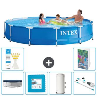 Intex Piscina Con Estructura Redonda - 366x76 Cm - 7-piezas S9