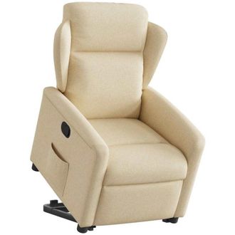 vidaXL Vidaxl - Sill&oacute;n Reclinable Elevable De Tela Color Crema