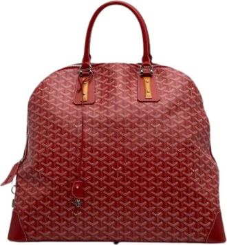 Goyard Pre-owned Vendome GM - Dames - Pre-owned - Rood - Maat: ONE Size Leer
