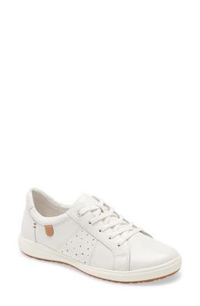 Josef Seibel Caren 01 Sneaker in White Leather at Nordstrom Rack, Size 10-10.5Us / 41Eu
