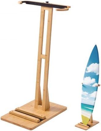 OEM Soporte Vertical Para Tablas De Surf, Soporte De Madera Para Tablas De Surf Ajustable De 370 A 665 Mm, Organizador De Tabla Independiente Con Relleno 