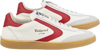 Valsport Klassiek Wit Rood Sneakers - Heren - Sneakers - Veelkleurig - 40 EU - Schoenen