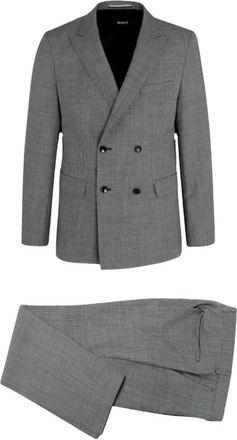 HUGO BOSS Uomo, Abiti Uomo, Grigio, M, new